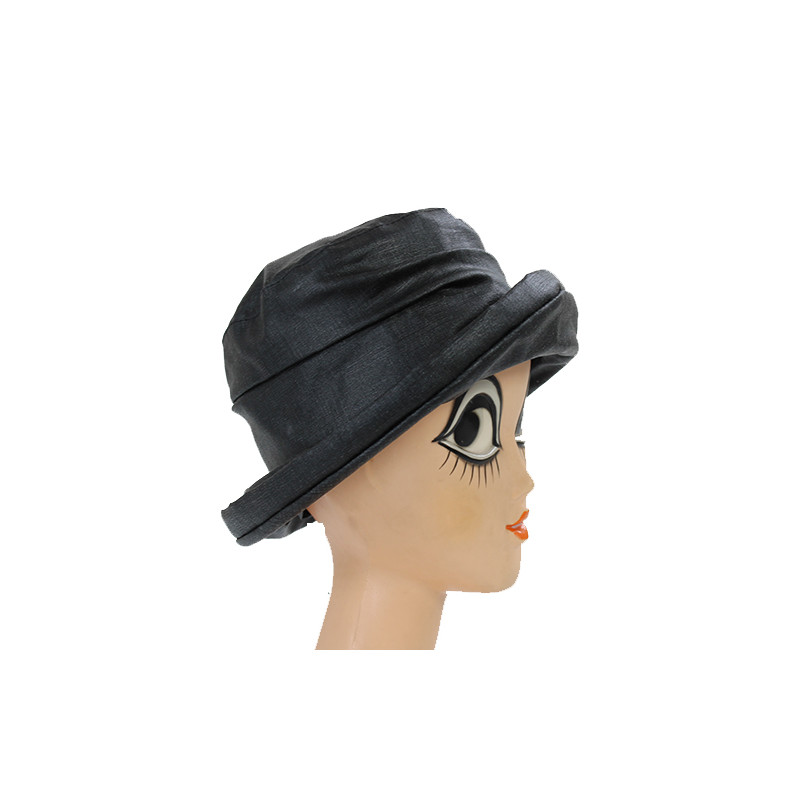 Chapeau de pluie femme noir
