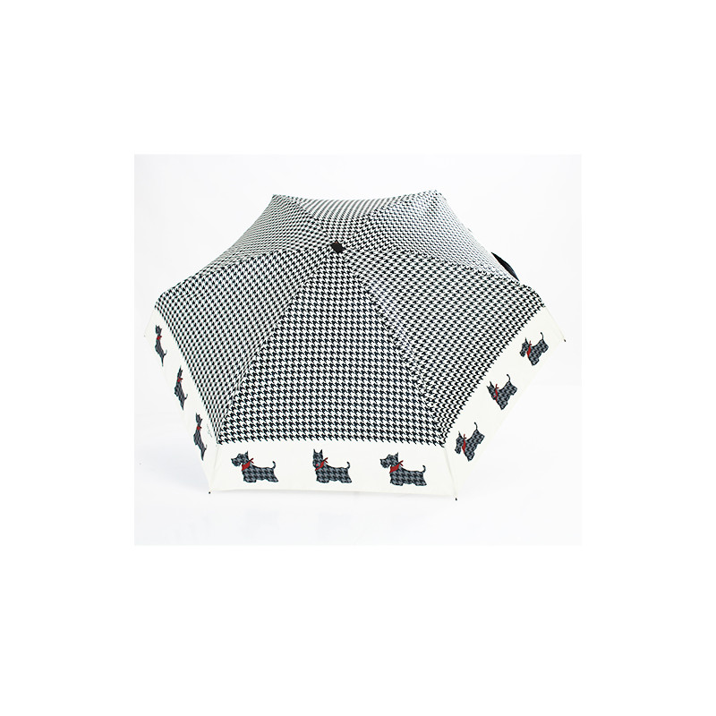 Parapluie ultra plat pochon chien scottish