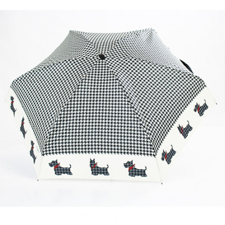 Parapluie ultra plat pochon chien scottish