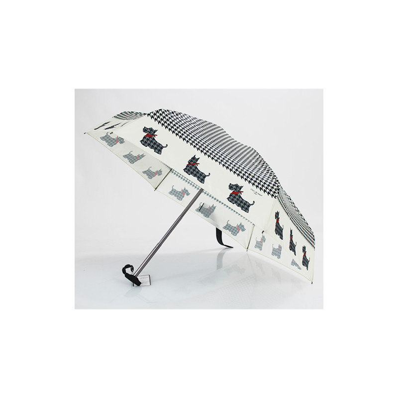 Parapluie ultra plat pochon chien scottish