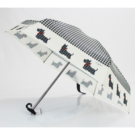 Parapluie ultra plat pochon chien scottish