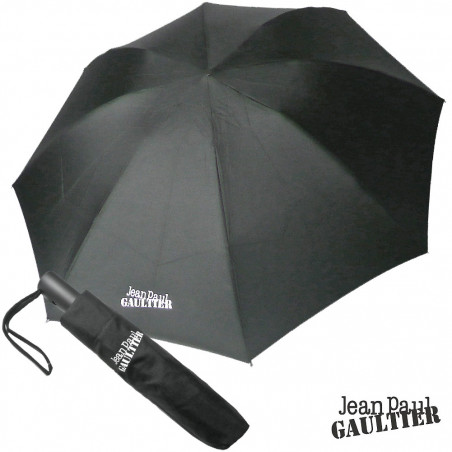 Parapluie pliant noir ouverture inversée Jean Paul Gaultier