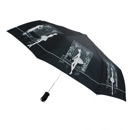 Parapluie pliant noir romances Chantal Thomass