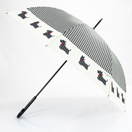 Parapluie canne chiens scottish