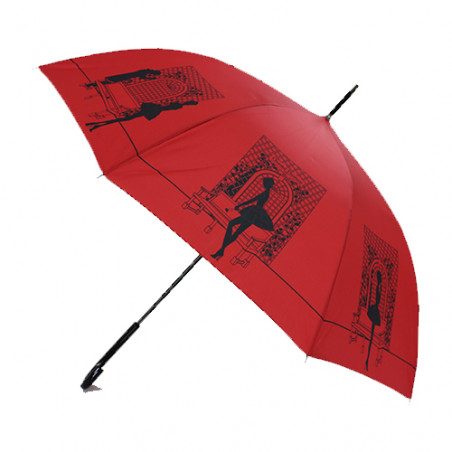 Parapluie canne rouge romances Chantal Thomass