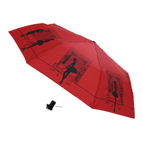 Parapluie pliant rouge romances Chantal Thomass