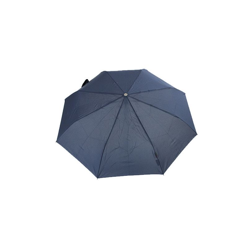 Petit parapluie pliant bleu marine solide et léger