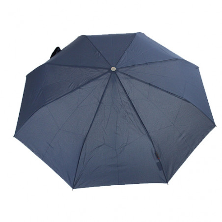 Petit parapluie pliant bleu marine solide et léger