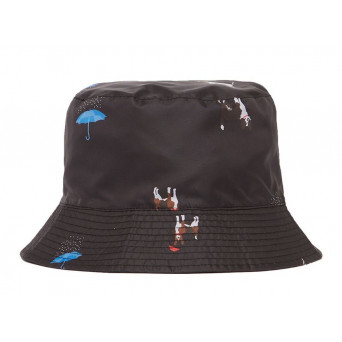 Chapeau De Pluie Léger Noir à Pois - Marque MTM - Taille Femme - Neuf Avec Étiquettes