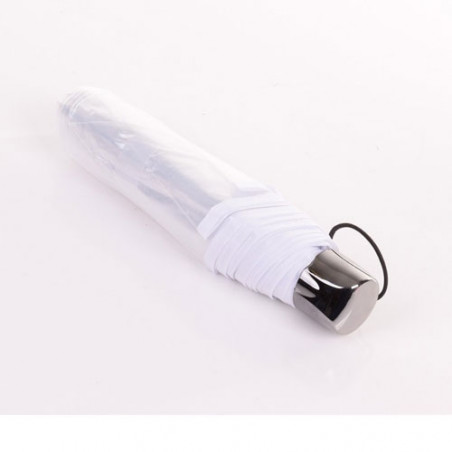 Parapluie pliant transparent liseret blanc Neyrat