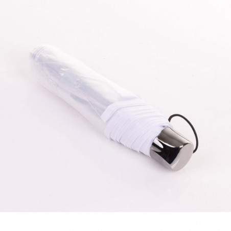 Parapluie pliant transparent liseret blanc Neyrat