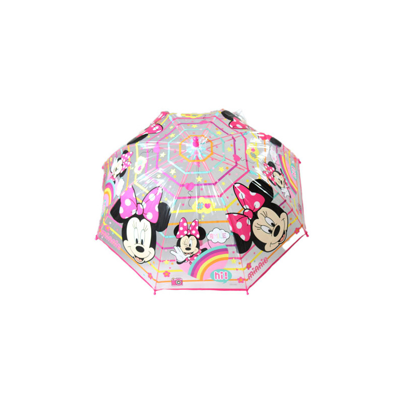 Parapluie cloche transparent Minnie . 