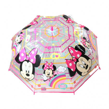 Parapluie cloche transparent Minnie . 