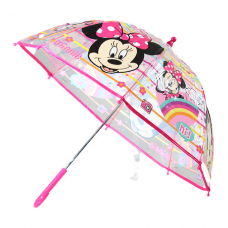 Parapluie cloche transparent Minnie . 