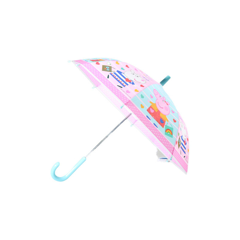 Parapluie peppa pig rose