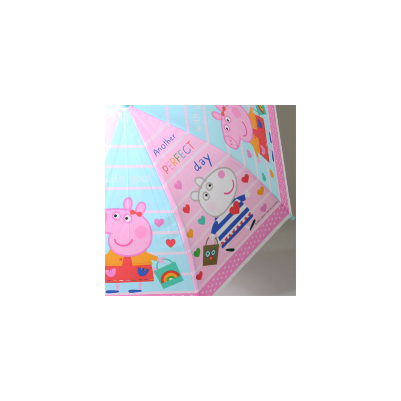Parapluie peppa pig rose