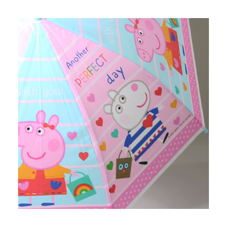 Parapluie peppa pig rose