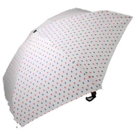 Mini parapluie femme ancre marine tricolore