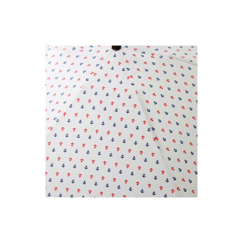 Mini parapluie femme ancre marine tricolore