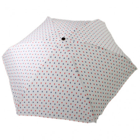 Mini parapluie femme ancre marine tricolore