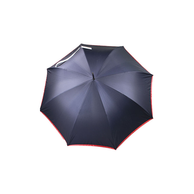 Parapluie canne bleu marine le Parapluie Français
