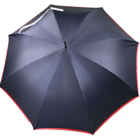 Parapluie canne bleu marine le Parapluie Français