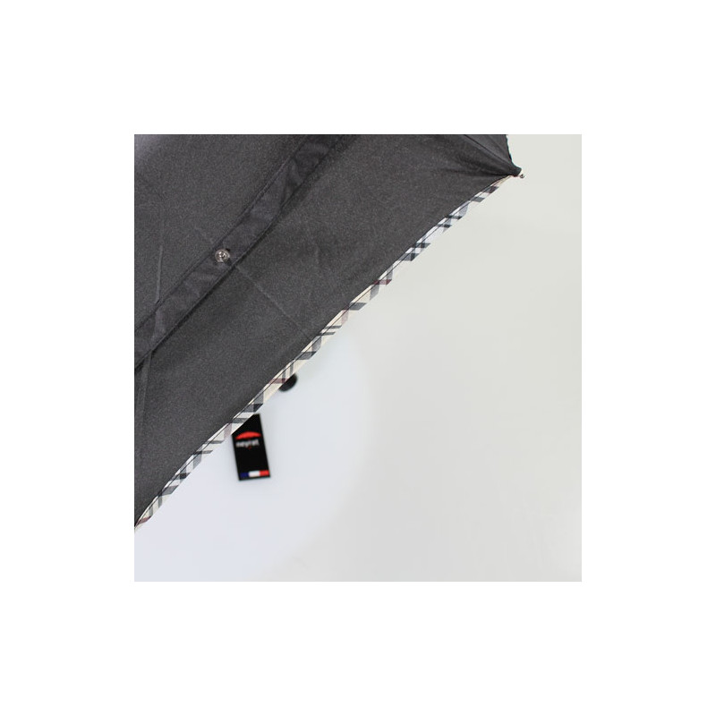 Parapluie pliant ouverture et fermeture automatique noir fabrication française