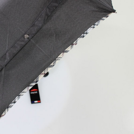 Parapluie pliant ouverture et fermeture automatique noir fabrication française