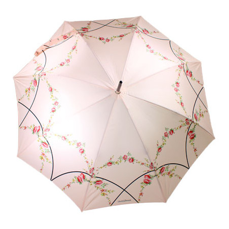 Parapluie long impression de fleurs Chantal Thomass