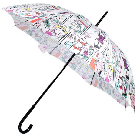 Parapluie canne Chantal Thomass pin up toile doublée