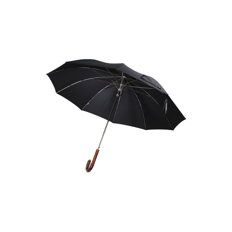 Parapluie long noir grande résistance Knirps