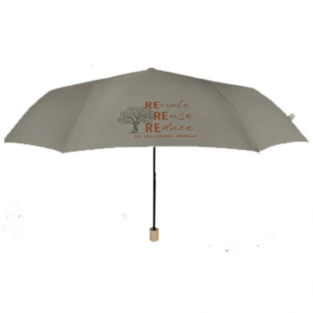 Petit parapluie pliable écologique marron