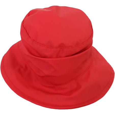 Chapeau de pluie rouge pour femme