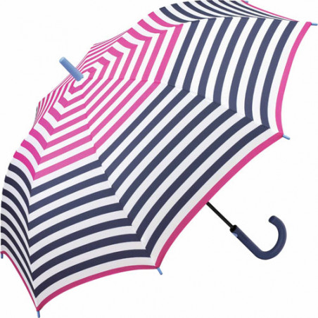 Parapluie long Esprit nautical spirit liseré rose