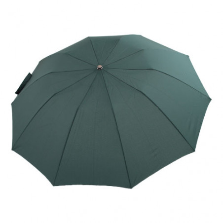 Parapluie pliant vert anglais fabriqué en France