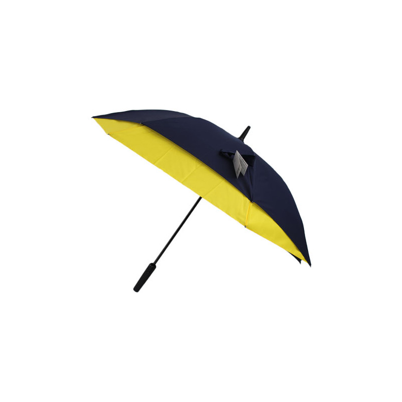 Parapluie golf léger tempête bleu jaune