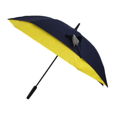 Parapluie golf léger tempête bleu jaune