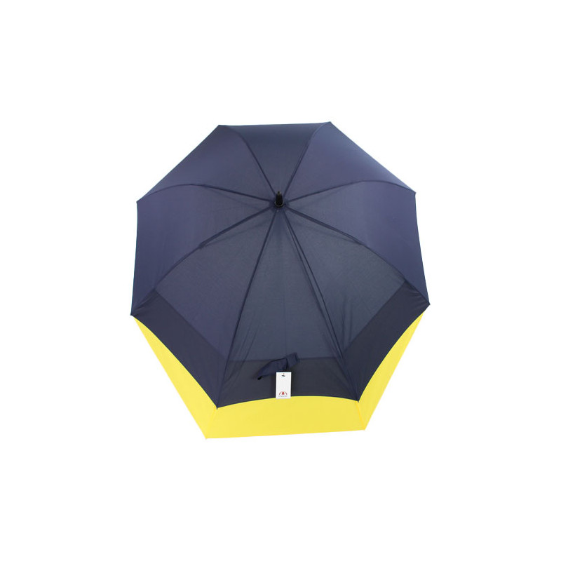 Parapluie golf léger tempête bleu jaune