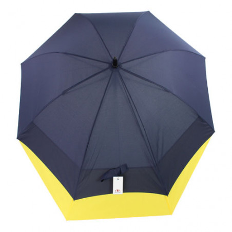 Parapluie golf léger tempête bleu jaune