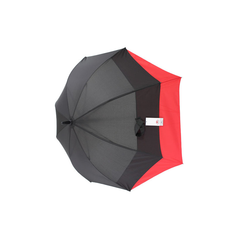 Parapluie golf léger tempête noir et rouge