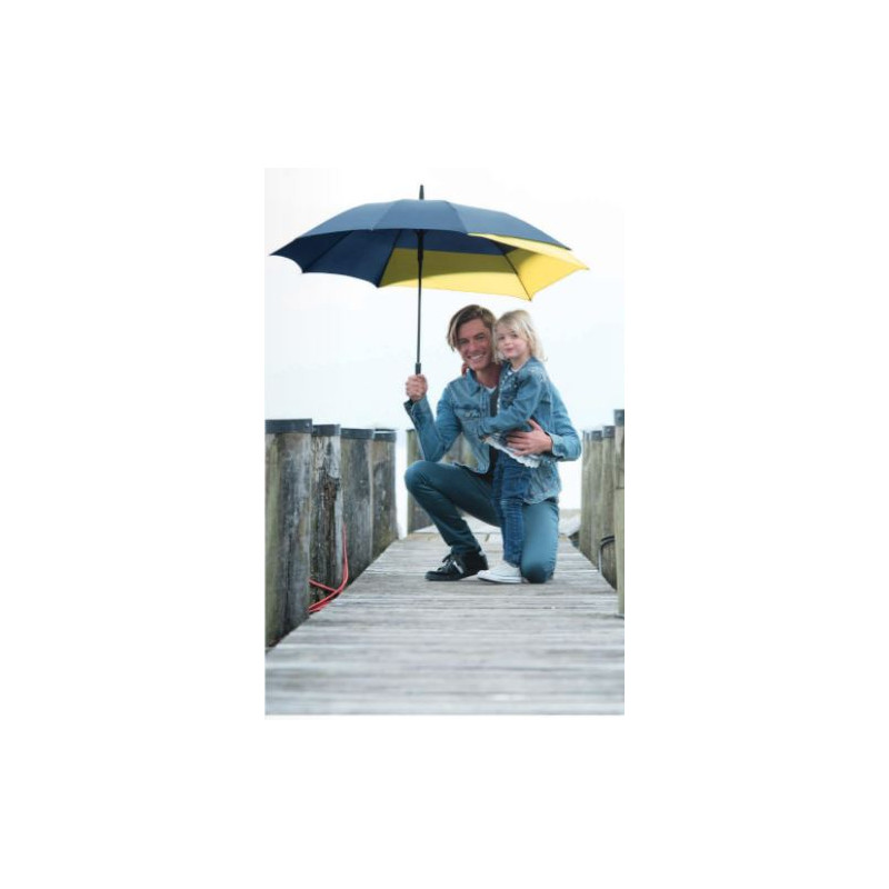 Parapluie golf léger tempête noir et rouge