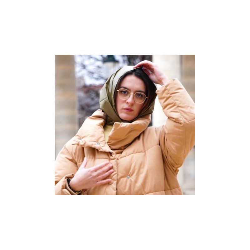 Capuche de pluie vert kaki