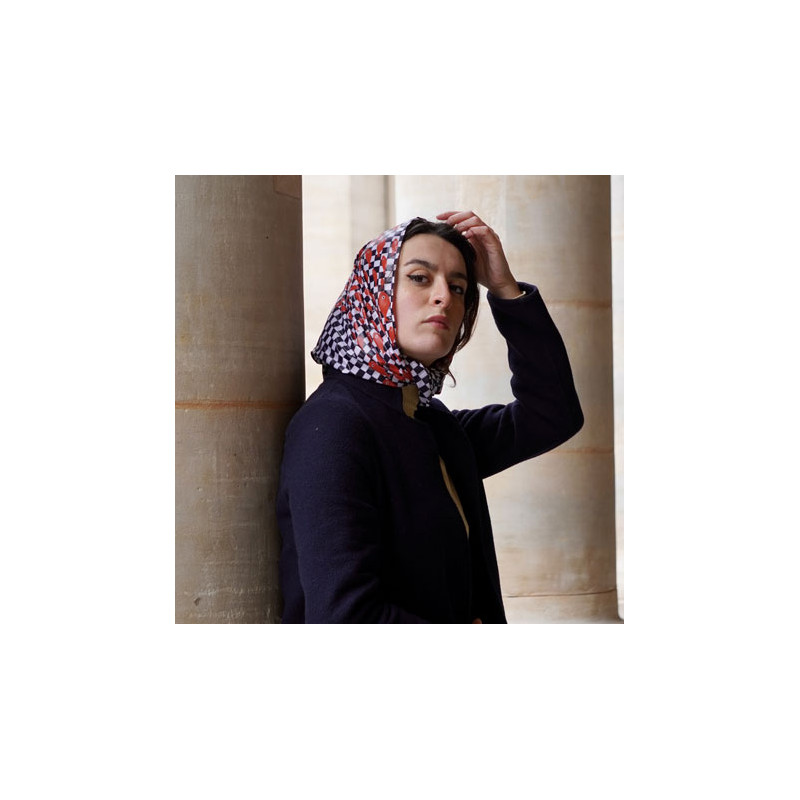 Capuche de pluie motif poissons rouges