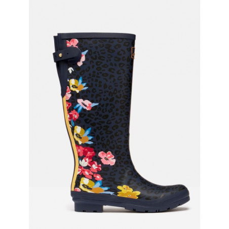 Bottes de pluie femme originales en bleu marine