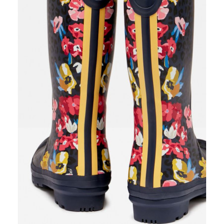 Bottes de pluie femme originales en bleu marine