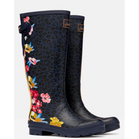Bottes de pluie femme originales en bleu marine