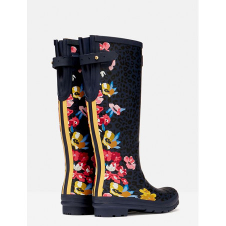 Bottes de pluie femme originales en bleu marine