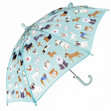 Parapluie pour enfant "mon copain le chien"  bleu
