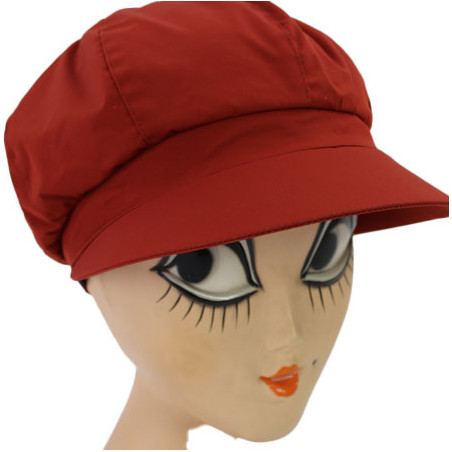 Casquette de pluie teinte rouille pour femme 