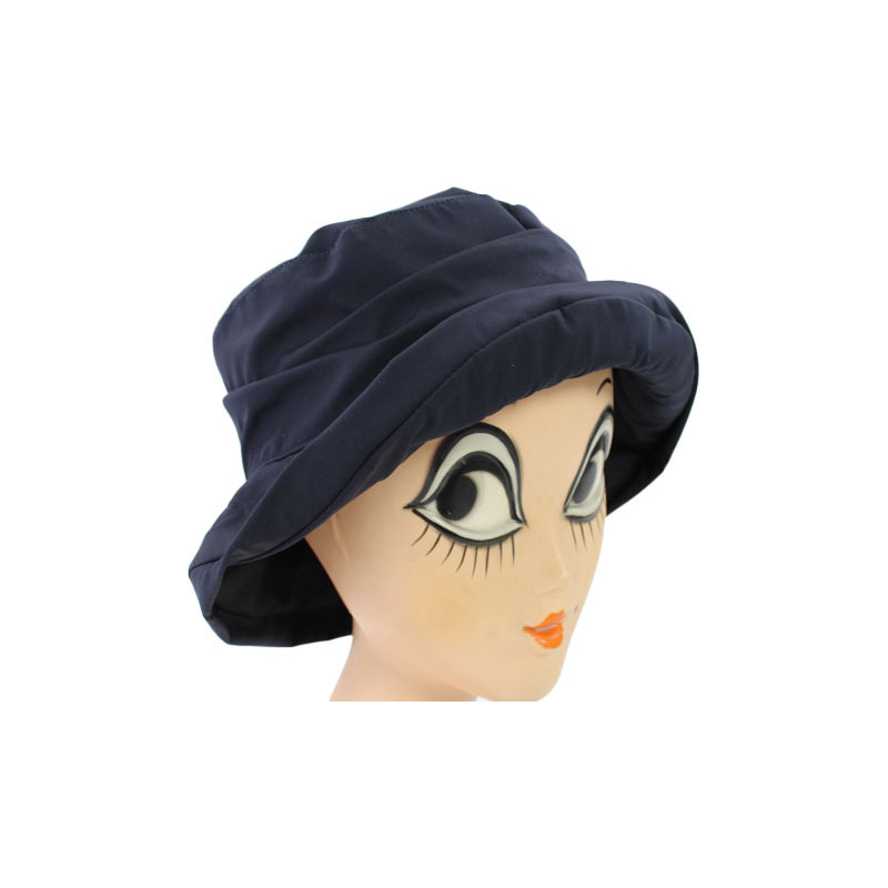 Chapeau de pluie clola femme bleu marine